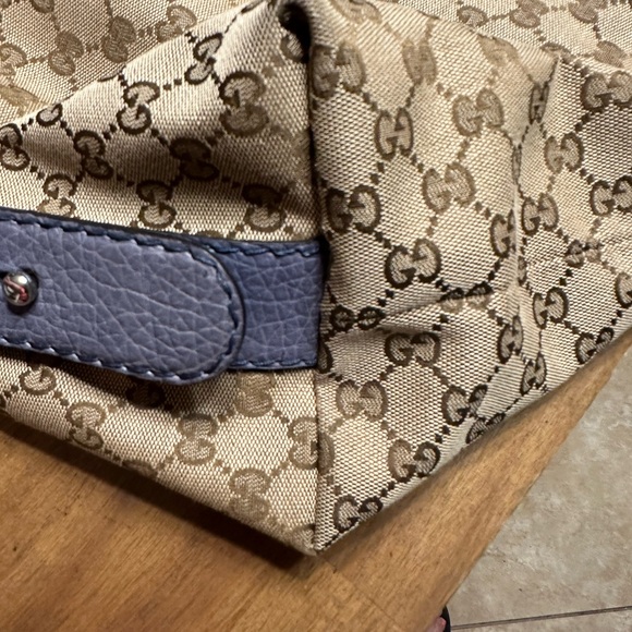 Gucci canvas horsebit hobo shoulder bag - Picture 4 of 12